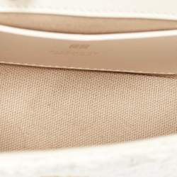 مملوكة مسبقًا Givenchy White Tweed Fabric and Leather 4G Crossbody Bag