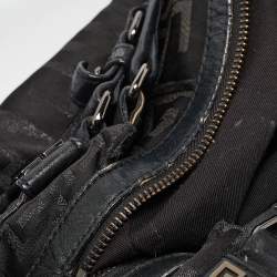 Givenchy Black Signature Nylon and Leather Hobo