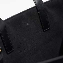 Givenchy Black/White Canvas and Leather Medium G Tote 