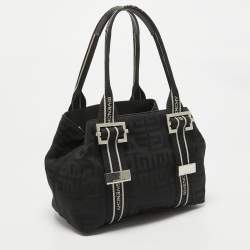 مملوكة مسبقًا Givenchy Black Jacquard Nylon Satchel