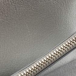 Givenchy Silver Leather Large Antigona Shopper Tote