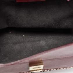 Givenchy Burgundy Leather Medium Pandora Box Bag