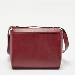 Givenchy Burgundy Leather Medium Pandora Box Bag