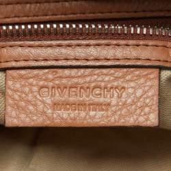 Pre Owned Givenchy Brown Leather Mini Nightingale Satchel