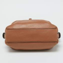 Pre Owned Givenchy Brown Leather Mini Nightingale Satchel