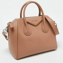 Givenchy Beige Leather Small Antigona Satchel