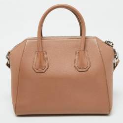 Givenchy Beige Leather Small Antigona Satchel