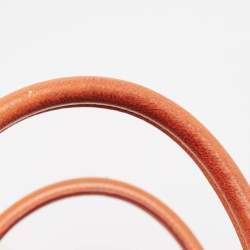 Pre Owned Givenchy Orange Leather Medium Antigona Satchel