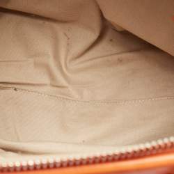 Pre Owned Givenchy Orange Leather Medium Antigona Satchel