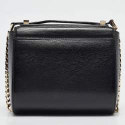 Givenchy Black Leather Mini Pandora Box Crossbody Bag