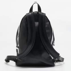 Givenchy Black Leather Graffiti Backpack