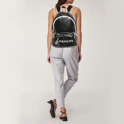 Givenchy Black Leather Graffiti Backpack