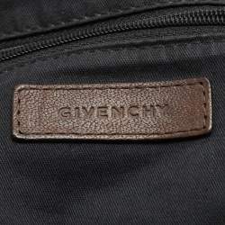 Givenchy Brown Textured Leather Small Tinhan Hobo Bag