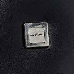 مملوكة مسبقًا Givenchy Black Glossy Leather Mini 4G Crossbody Bag