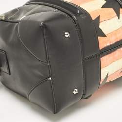 Givenchy Multicolor Coated Canvas and Leather Lucrezia American Flap Bag