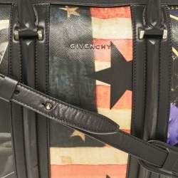 Givenchy Multicolor Coated Canvas and Leather Lucrezia American Flap Bag