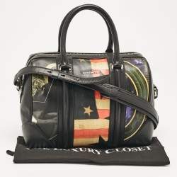 Givenchy Multicolor Coated Canvas and Leather Lucrezia American Flap Bag