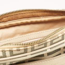 Givenchy Beige/Grey Signature Canvas and Leather Crossbody Bag