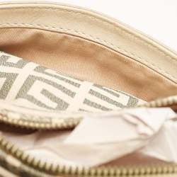 Givenchy Beige/Grey Signature Canvas and Leather Crossbody Bag