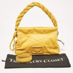 Givenchy Yellow Leather id93 Shoulder Bag