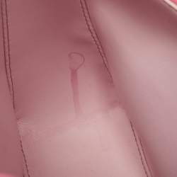 مملوكة مسبقًا Givenchy Pink Monogram Coated Canvas and Leather Small Moon Cut Shoulder Bag