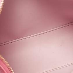 مملوكة مسبقًا Givenchy Pink Monogram Coated Canvas and Leather Small Moon Cut Shoulder Bag