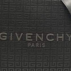 Givenchy Black Monogram Embroidered Canvas G Tote