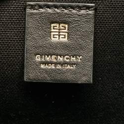 Givenchy Black Monogram Embroidered Canvas G Tote