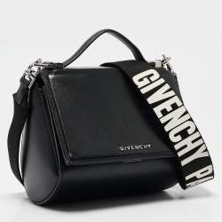 Pre Owned حقيبة كروس جيفنشي ميني باندورا بوكس جلد أسود