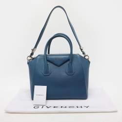 Givenchy Blue Leather Small Antigona Satchel