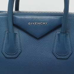 Givenchy Blue Leather Small Antigona Satchel