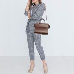 Givenchy Burgundy Leather Small Horizon Tote
