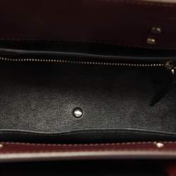 Givenchy Burgundy Leather Small Horizon Tote