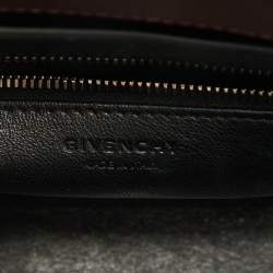 Givenchy Burgundy Leather Small Horizon Tote