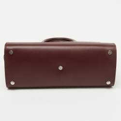Givenchy Burgundy Leather Small Horizon Tote