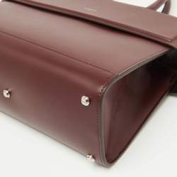 Givenchy Burgundy Leather Small Horizon Tote