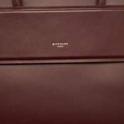 Givenchy Burgundy Leather Small Horizon Tote