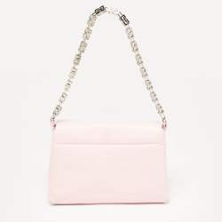 Givenchy Pink Embossed Leather Large 4G Shoulder Bag