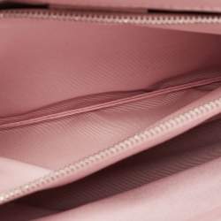 Givenchy Pink Embossed Leather Large 4G Shoulder Bag