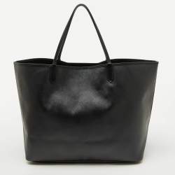 Givenchy Black Leather Antigona Rottweiler Print Shopper Tote 