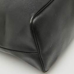 Givenchy Black Leather Antigona Rottweiler Print Shopper Tote 