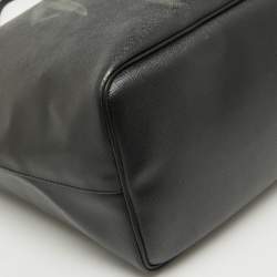 Givenchy Black Leather Antigona Rottweiler Print Shopper Tote 