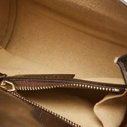 Givenchy Brown Leather Mini Pandora Box Shoulder Bag