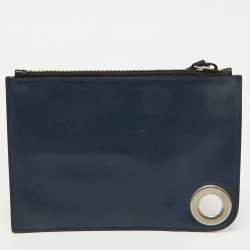 Givenchy Blue/White Leather Sac Bandouillere Fin Crossbody Bag