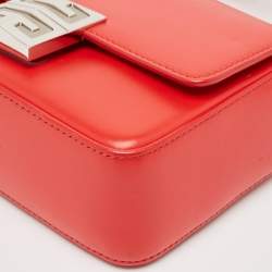 Givenchy Red Leather Mini 4G Crossbody Bag