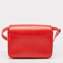 Givenchy Red Leather Mini 4G Crossbody Bag