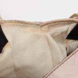 Givenchy Light Beige/Black Monogram Nylon and Leather Hobo