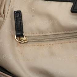 Givenchy Light Beige/Black Monogram Nylon and Leather Hobo