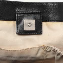 Givenchy Light Beige/Black Monogram Nylon and Leather Hobo