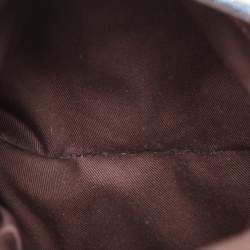 Givenchy Blue/Brown Fabric and Leather Shoulder Bag